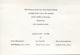 1976 NY Studio School